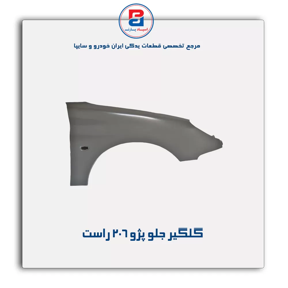 گلگیر جلو پژو 206-ایساکو