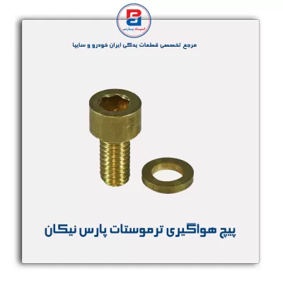 پیچ هواگیری ترموستات پارس نیکان